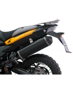 AC Schnitzer Stealth rear silencer, black, street legal, for BMW F800GS / F800GS-ADV / F700GS from 2017