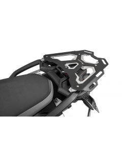 Aluminium luggage rack, black for BMW F850GS / F750GS