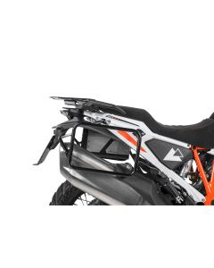 Stainless steel pannier rack black for KTM 1290 Super Adventure S/R (2021-)