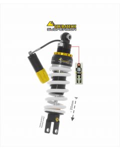 Touratech Suspension lowering shock (-25 mm) for Honda XL 750 Transalp from 2023 Type Explore HP/PDS