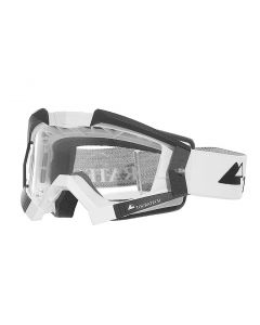 Touratech Aventuro Carbon goggles with Touratech strap, white