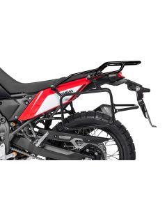 Stainless steel pannier rack, black for Yamaha Tenere 700 / World Raid