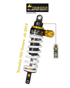 Touratech Suspension shock absorber for Yamaha 700 Tenere (2019-) type Level2