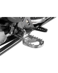 *Works* long-distance foot pegs, low for BMW R1250GS/ R1250GS Adventure/ R1200GS from 2013/ R1200GS Adventure from 2014/ F850GS/ F850GS Adventure/ F750GS