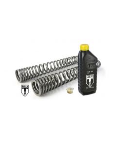 01-661-5850-0 BLACK-T fork springs progressive Stage1 for FLH/FLTR Roadking / Streetglide / Roadglide  2014-2016