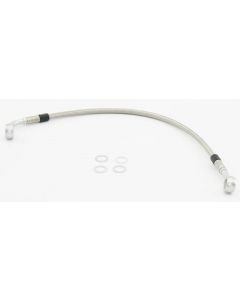01-040-0338-0 PTFE steel braided brake lines for BMW F650GS / F650GS Dakar front  with ABS *upper line* 3 cm longer than the original