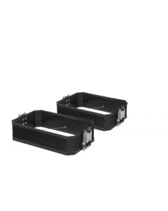01-050-1013-0 Pannier extension VOLUME BOOSTER for original BMW aluminium pannier, black (set of 2)
