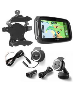 01-060-1473-0 TomTom Rider 550 with worldwide maps, Bike & Car Set, black