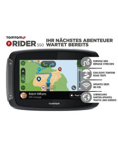 01-060-1470-0 TomTom Rider 550 World, Lifetime global maps