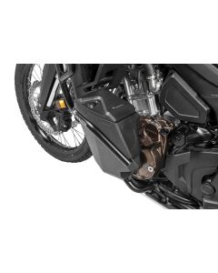 01-403-5159-0 Toolbox with engine crash bar - retrofit kit - left side, stainless steel, black for Honda CRF1100L Africa Twin/ CRF1100L Adventure Sports