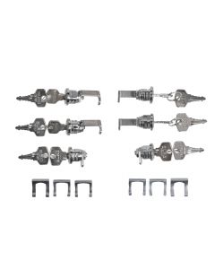 01-050-6000-0 ZEGA Evo lock set for 2 cases