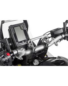 01-632-5411-0 GPS handlebar bracket adapter with screws for handlebar risers 20 mm Yamaha Tenere 700 / World Raid, for navigation systems