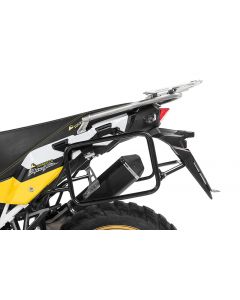 01-402-6556-0 Stainless steel pannier rack, black for Honda CRF1000L Africa Twin (2018-) /CRF1000L Adventure Sports
