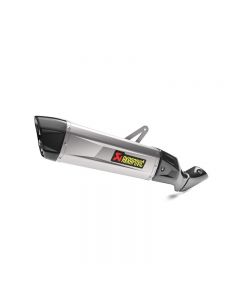 01-403-5850-0 Exhaust Akrapovic slip-on, Titan, black for Honda CRF1100L Africa Twin/ CRF1100L ADV Sports (2020-)