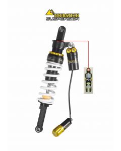 01-058-0008-0 Touratech Suspension shock absorber for BMW R100GS/PD & R80GS from 1988 type Extreme