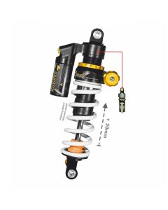 01-371-5876-0 Touratech Suspension +20mm Amortiguador para KTM 1290 Super Adventure R (2021-) Tipo Extreme