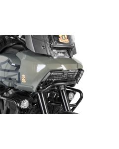 01-440-5095-0 Headlight protector black with quick release fastener for Harley-Davidson RA1250 Pan America 