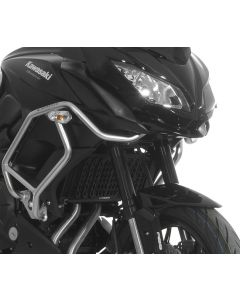 01-408-5016-0 Radiator guard for Kawasaki Versys 650 from 2015, aluminum, black