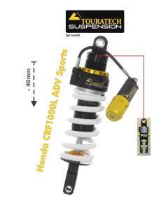 01-402-5863-0 Touratech Suspension lowering (-40mm) for Honda CRF1000L Adventure Sports (2018-) Type Level2