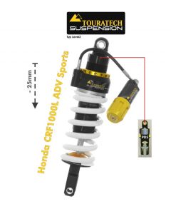 01-402-5867-0 Touratech Suspension lowering (-25mm) for Honda CRF1000L Adventure Sports (2018-) Type Level2