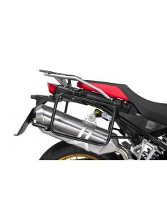 01-082-5560-0 Stainless steel pannier rack, black for BMW F900GS Adventure, F850GS/ Adventure, F800GS(2024-), F750GS