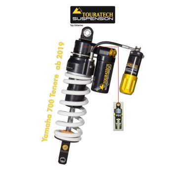 01-632-5870-0 Touratech Suspension shock absorber for Yamaha 700 Tenere (2019-2024), type Extreme