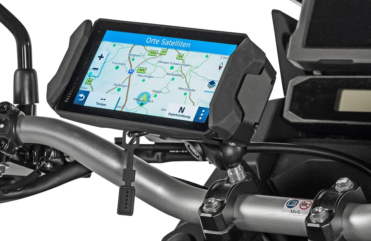 Garmin zumo XT2 with Touratech mount