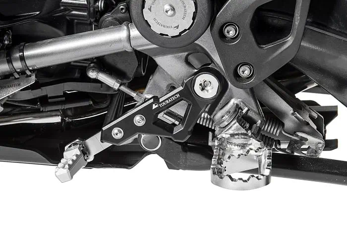 Gear lever length adjustable and foldable for BMW R1250GS R1250GS Adventure R1200GS LC R1200GS Adventure LC Touratech Online shop for motorbike accessories