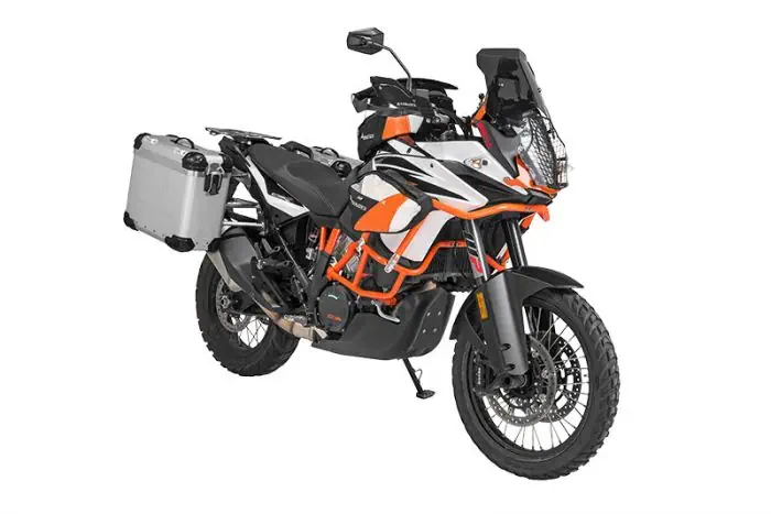 ZEGA Evo aluminium pannier system for KTM 1050 Adventure 1090 Adventure 1290 Super Adventure 1190 Adventure 1190 Adventure R Touratech Online shop for motorbike accessories
