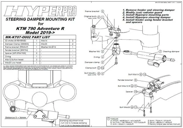 Hyperpro ktm 790 adventure outlet