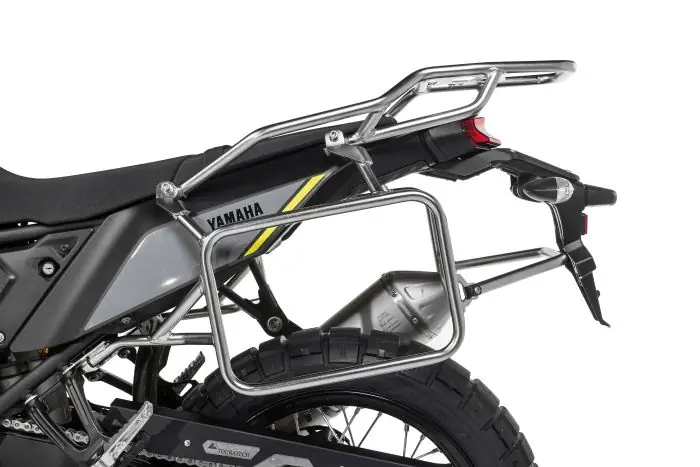 Steel pannier rack top