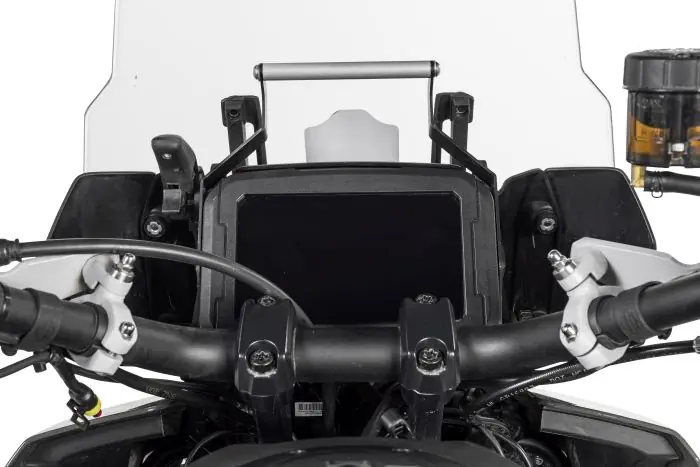 GPS handlebar bracket above the instruments for Harley Davidson RA1250 Pan America Touratech Online shop for motorbike accessories