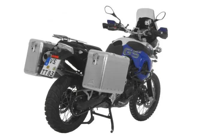 ZEGA Mundo aluminium pannier system for BMW F800GS/F700GS