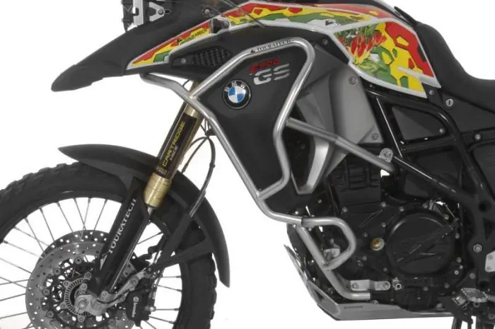 Stainless steel crash bar extension for BMW F800GS Adventure Touratech Online shop for motorbike accessories
