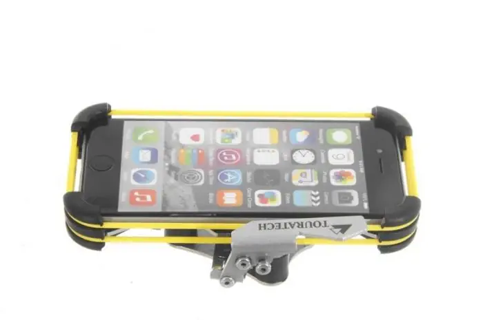 Handlebar bracket iBracket for Apple iPhone 6 7 8 motorcycle bicycle Touratech Online shop for motorbike accessories